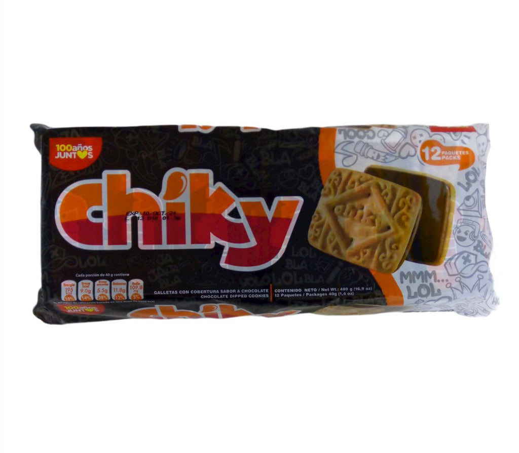 Galletas chiky sabor chocolate