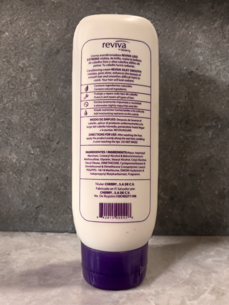 Crema Reviva Acondicionador Para El Cabello Liso Extremo 8oz