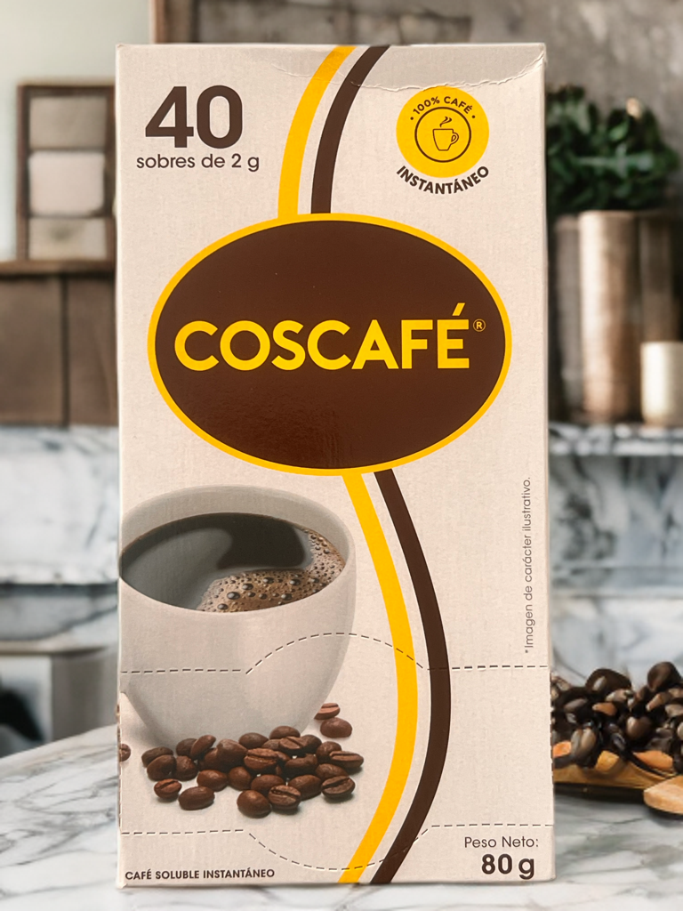 Café Coscafe 40 sobres.  Café Instantáneo
