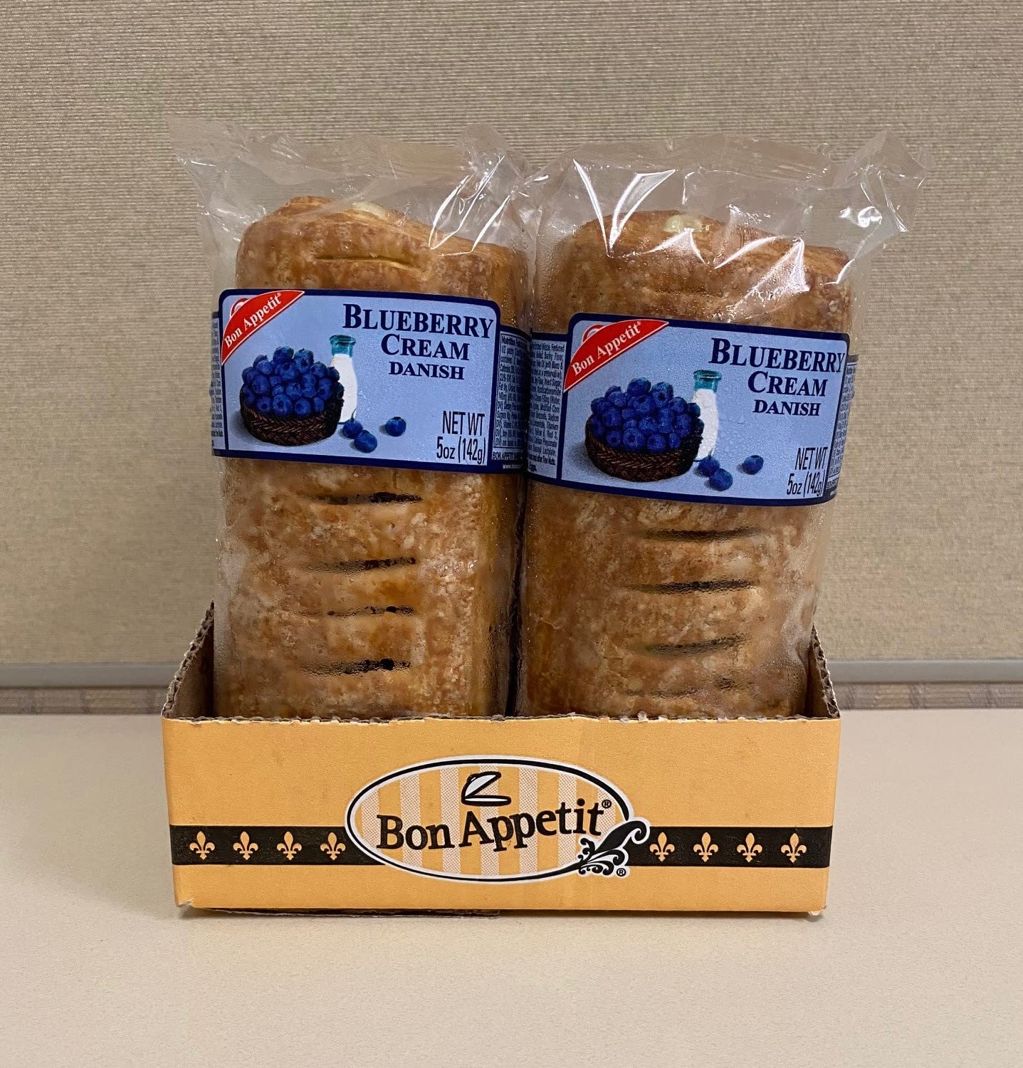 Bon Appetit’ Blueberry Cream Danish, 5 oz - Pack of 8